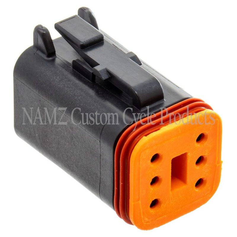 NAMZ Deutsch DT Series 6-Wire Plug & Wedgelock - Black (Repl. HD 72116-94BK)