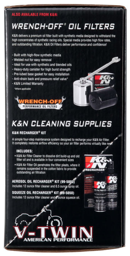 K&N 2017 Harley-Davidson H/D Touring Models Aircharger Performance Intake - Chrome