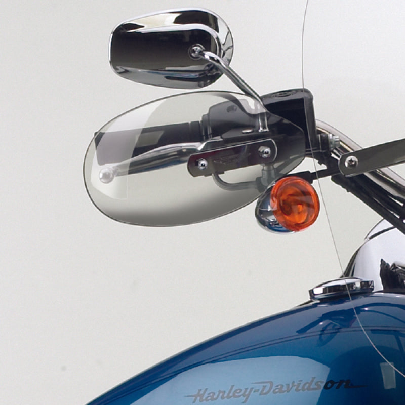 National Cycle 089-09 Harley FXST/96-13 FLHT/FLTR/09-17 FLHR/87-23 FLSCT Hand Deflectors-Lt Tint