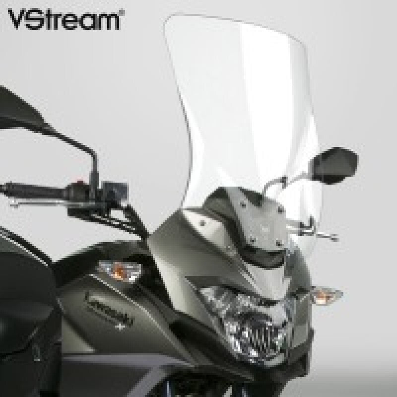 National Cycle 17-23 Kawasaki KLE300 Versys X V Stream/ Wave Tall Windshield-Clear