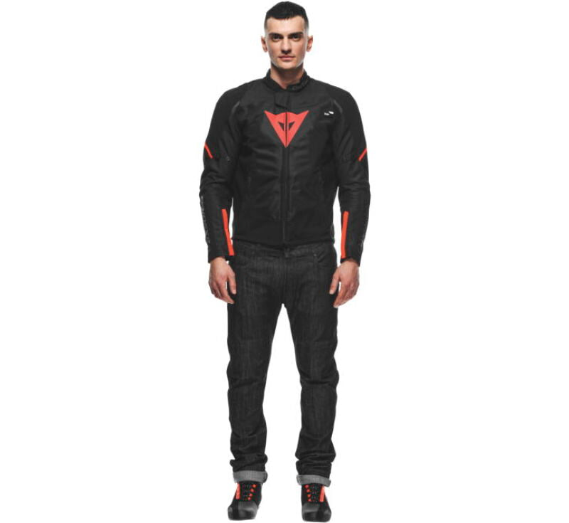 Dainese Smart Jacket Long Sleeve Sportblack/Fluorescent-Red Size - 50