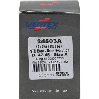 Vertex Piston 02-24 Yamaha YZ 85 85cc Cast Race Evolution Piston Kit
