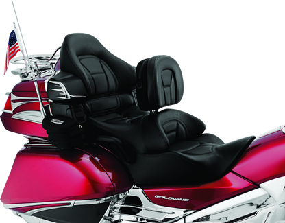 Kuryakyn Plug-N-Go Driver Backrest With Pouch