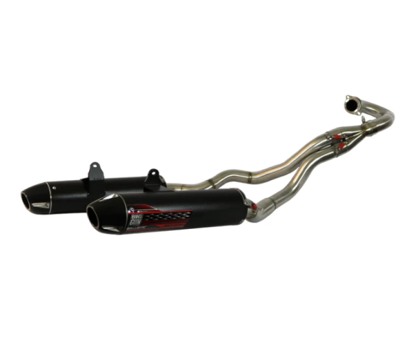 Big Gun 15-23 Yamaha RAPTOR 700 Ballistic Series Dual Full System Exhaust