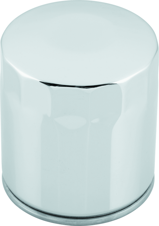 Twin Power Twin Cam and M8 Chrome Oil Filter Rpls H-D 63798-99 with Backflow Valve