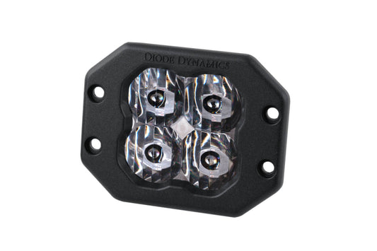 Diode Dynamics SS3 LED Pod Pro - White SAE Driving Flush (Single)