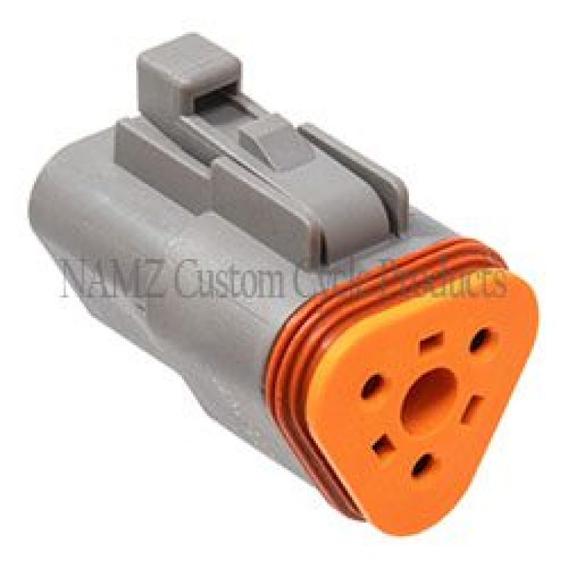 NAMZ Deutsch DT Series 3-Wire Plug & Wedgelock - Grey (HD 72133-94GY)