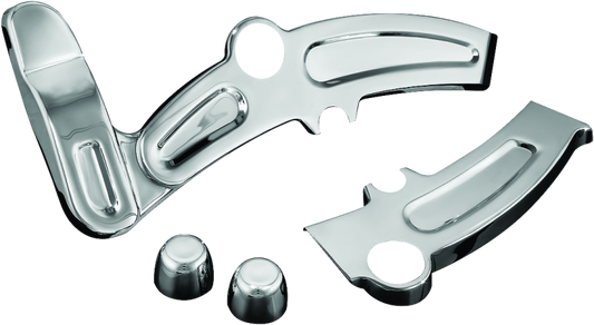 Kuryakyn Boomerang Frame Covers 08-17 Softails Chrome