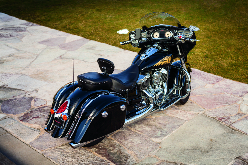 Kuryakyn Saddlebag Top Trim Indian Chrome