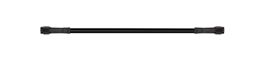 Goodridge 78in Universal Brake Line Assembly w/Black Zinc Fittings & Black Hose