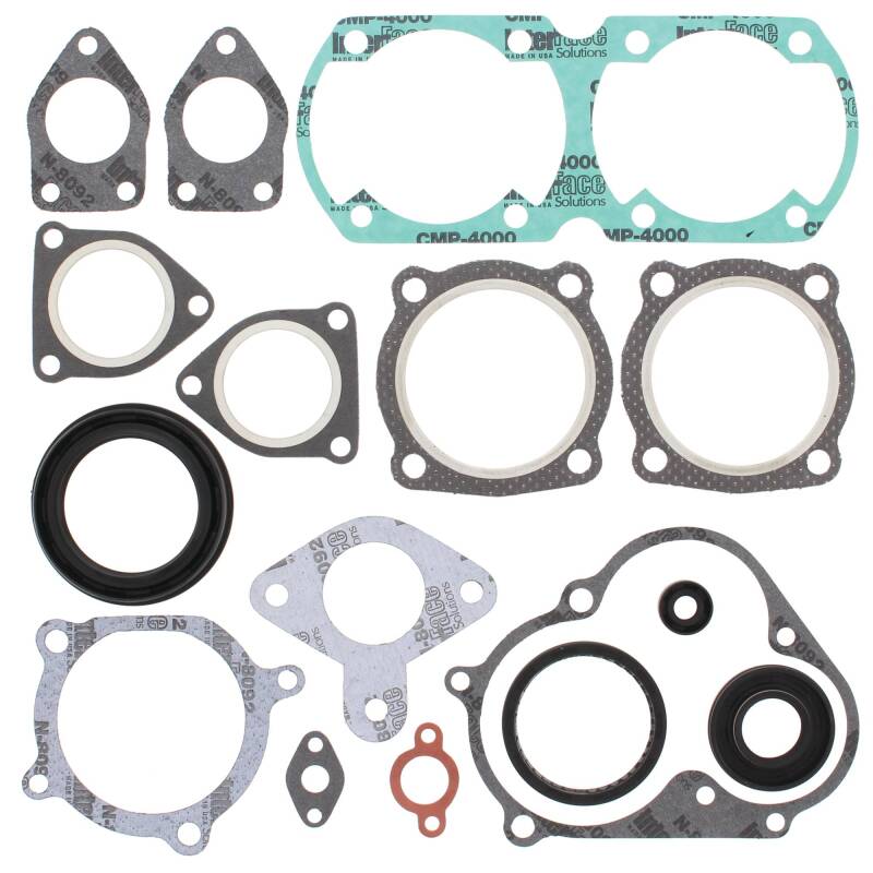 Vertex Gaskets 1990 Yamaha Enticer ET340TR Complete Gasket Kit w/ Oil Seals