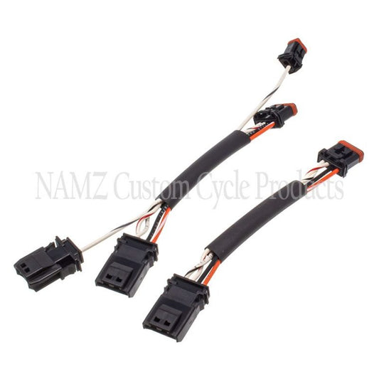 NAMZ 2012+ V-Twin Dyna Handlebar Control Xtension Harness 4in.