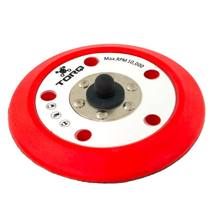 Chemical Guys TORQ R5 Dual-Action Red Backing Plate w/Hyper Flex Technology - 3in