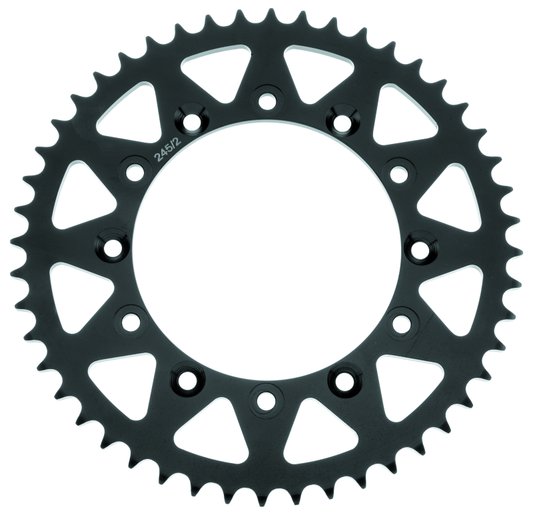 BikeMaster Honda Rear Steel Sprocket 520 47T - Black