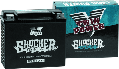 Twin Power YTX-20HL Shocker Battery Replaces H-D 65989-97A