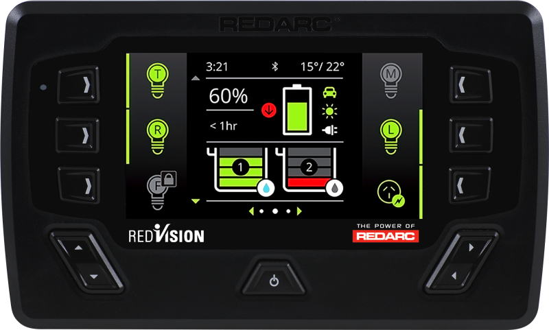 REDARC Remote Control Unit - 4.3In Display TVMS Packed