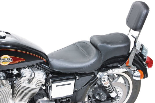 Mustang 82-03 Harley Sportster Standard Touring 1PC Seat - Black