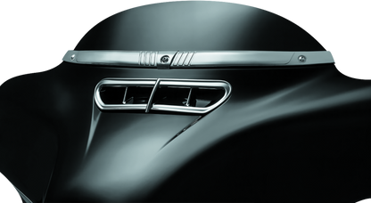 Kuryakyn Tri-Line Windshield Trim Chrome