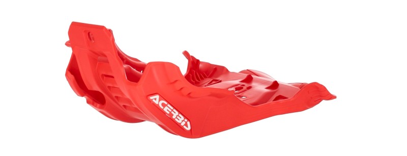 Acerbis 20-23 Beta RR 2T 250/300/ RR 2T RC 250/300 Skid Plate Large - Red