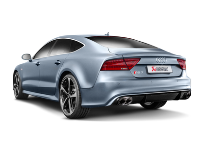 Akrapovic 14-17 Audi RS7 Sportback (C7) Evolution Line Cat Back (Titanium) w/ Carbon Tips