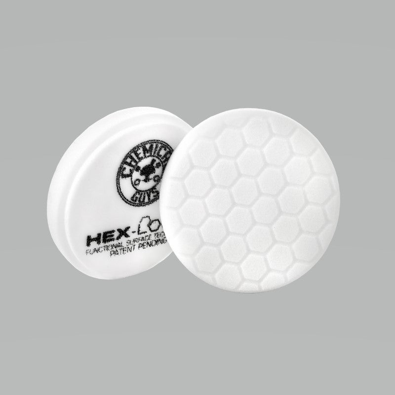 Chemical Guys Hex-Logic Self-Centered Light-Medium Polishing Pad - White - 4in