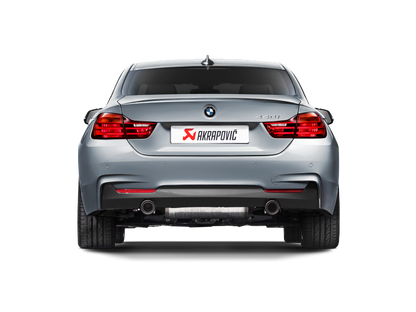 Akrapovic 16-17 BMW 340i (F30 F31) Evolution Line Cat Back (SS) w/ Carbon Tips (Req. Link Pipe)