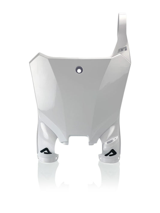 Acerbis 21+ Honda CRF250R/250RX/ CRF450R/RX/ CRF450R-S Front Number Plate- Raptor 2 - White