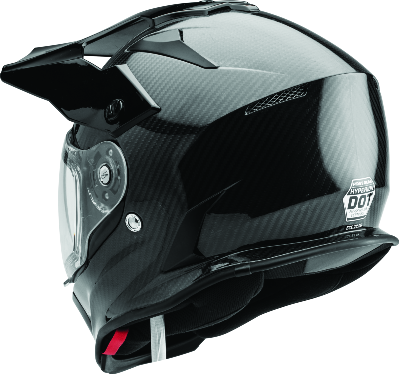 FIRSTGEAR Hyperion Carbon Helmet Black - Extra Small