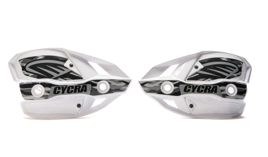 Cycra Probend Special Ed. CRM Ultra Hand Shields w/Covers - White