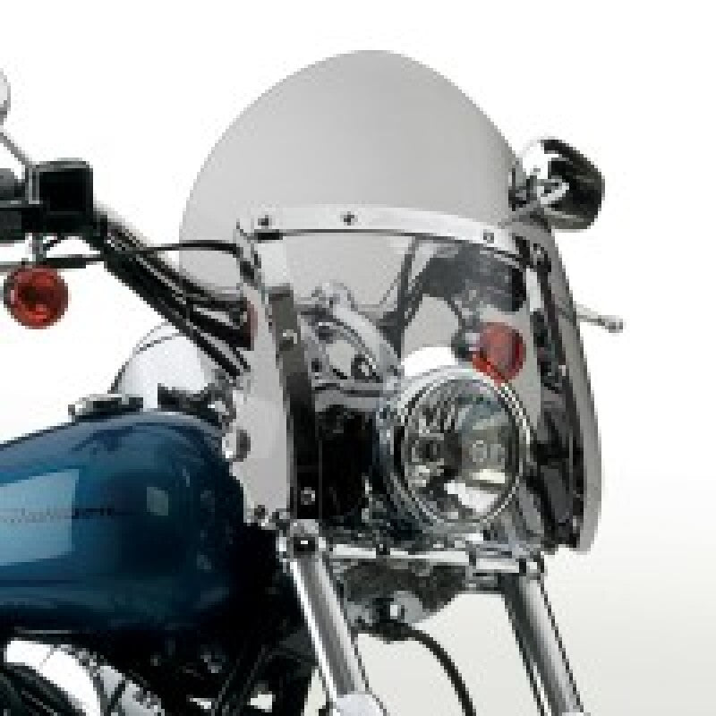 National Cycle 80-05 Harley FX Wide Glide/84-12 FXST Softail Switchblade Windshield Shorty -Tinted